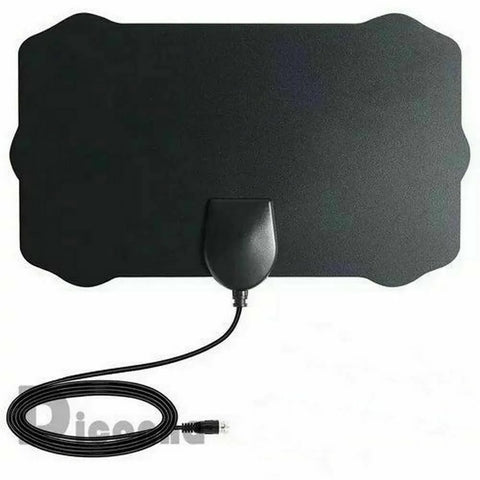 Ultra Thin Flat Indoor HDTV Signal TV Antenna 12FT Coax 200 Mile