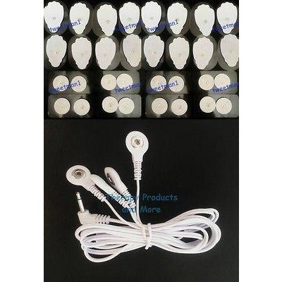 ELECTRODE LEAD CABLE (3.5mm) + PADS (16 LG, 16 SM) FOR IREST DIGITAL MASSAGER