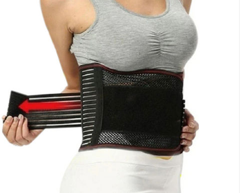 Adjustable Low Back Waist Adjustable Support Belt Brace Self-heating ...