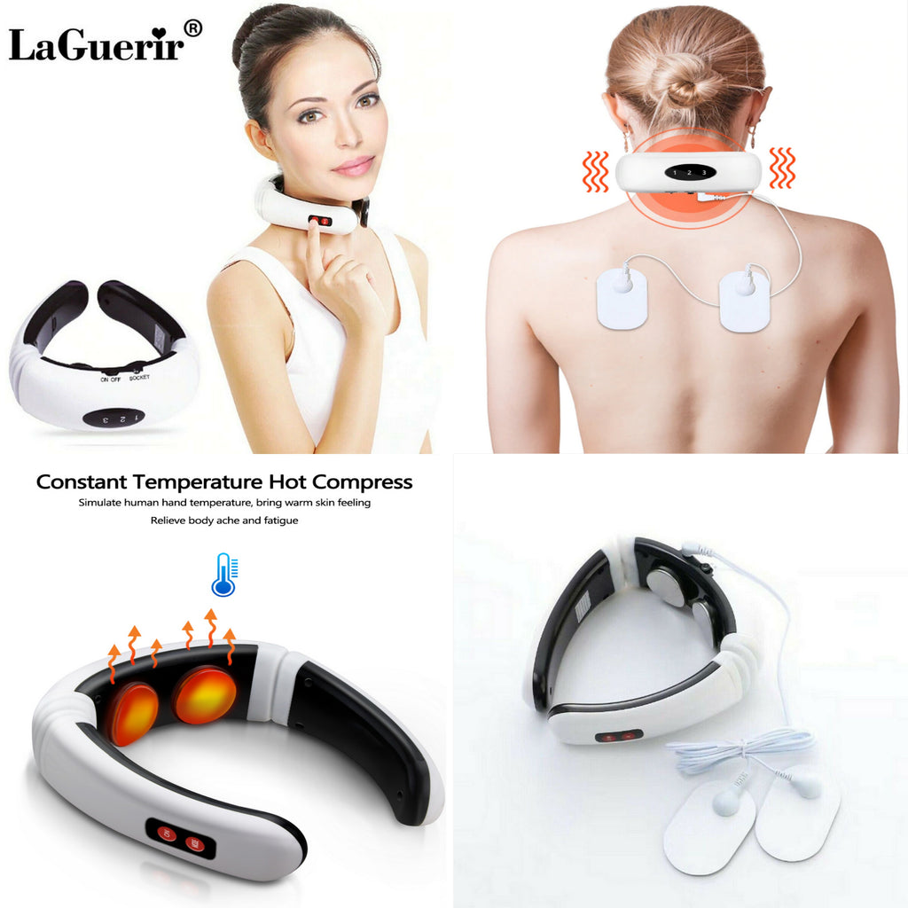 Electric Pulse Neck Massager Infrared Pain Reliever - Don Shopping