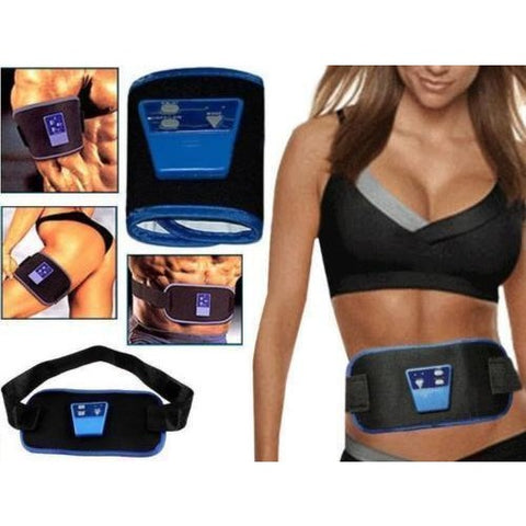 Abs Toning Belt EMS Electric Vibration Abdominal Muscle Trainer Waist Body  Slimming Fitness Massage Belts For Arm Leg Workout
